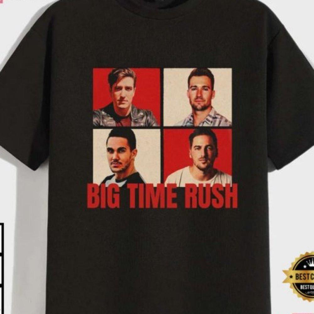 Big Time Rush, Forever Tour Vintage Graphics Unisex T-shirt